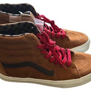 Vans HEIQ ECO DRY High Top Sneakers Water Repellent Suede Shoes Women 8.5 Men 7